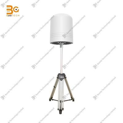 TDOA+AOA UAV 탐지기, 100MHz-6GHz, 360도 탐지 제공