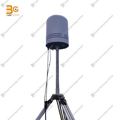 TDOA+AOA UAV 탐지기, 100MHz-6GHz, 360도 탐지 제공