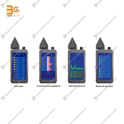 휴대용 무선 신호 GPS 2G 3G 4G 5G 이동 통신 라디오 WIFI 저전력 블루투스 스캐너 탐지기 (1MHz-12GHz)