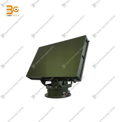 IP66 방수 3km 장거리 구 대역 조절 정확성 UAV 드론 레이더 탐지기