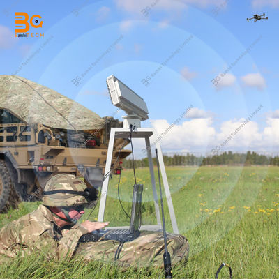 초고속 회전대 10km+ X 대역 9.4-9.6GHz 펄스 도플러 레이더 드론 UAV 탐지