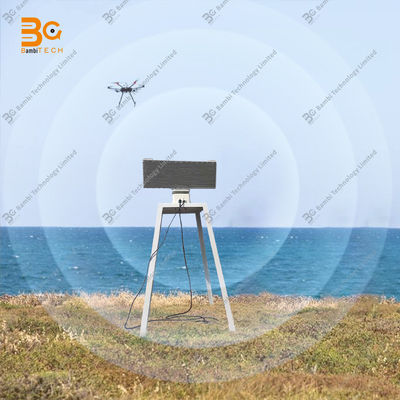 초고속 회전대 10km+ X 대역 9.4-9.6GHz 펄스 도플러 레이더 드론 UAV 탐지